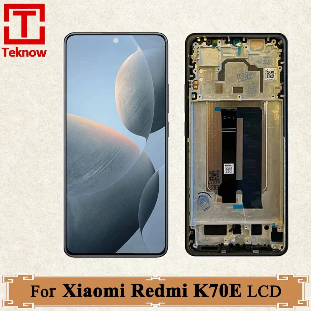 

AMOLED 6.67" For Xiaomi Redmi K70E LCD Display 2311DRK48C Touch Screen Digitizer Assembly Repair Replacement For Redmi K70 E LCD