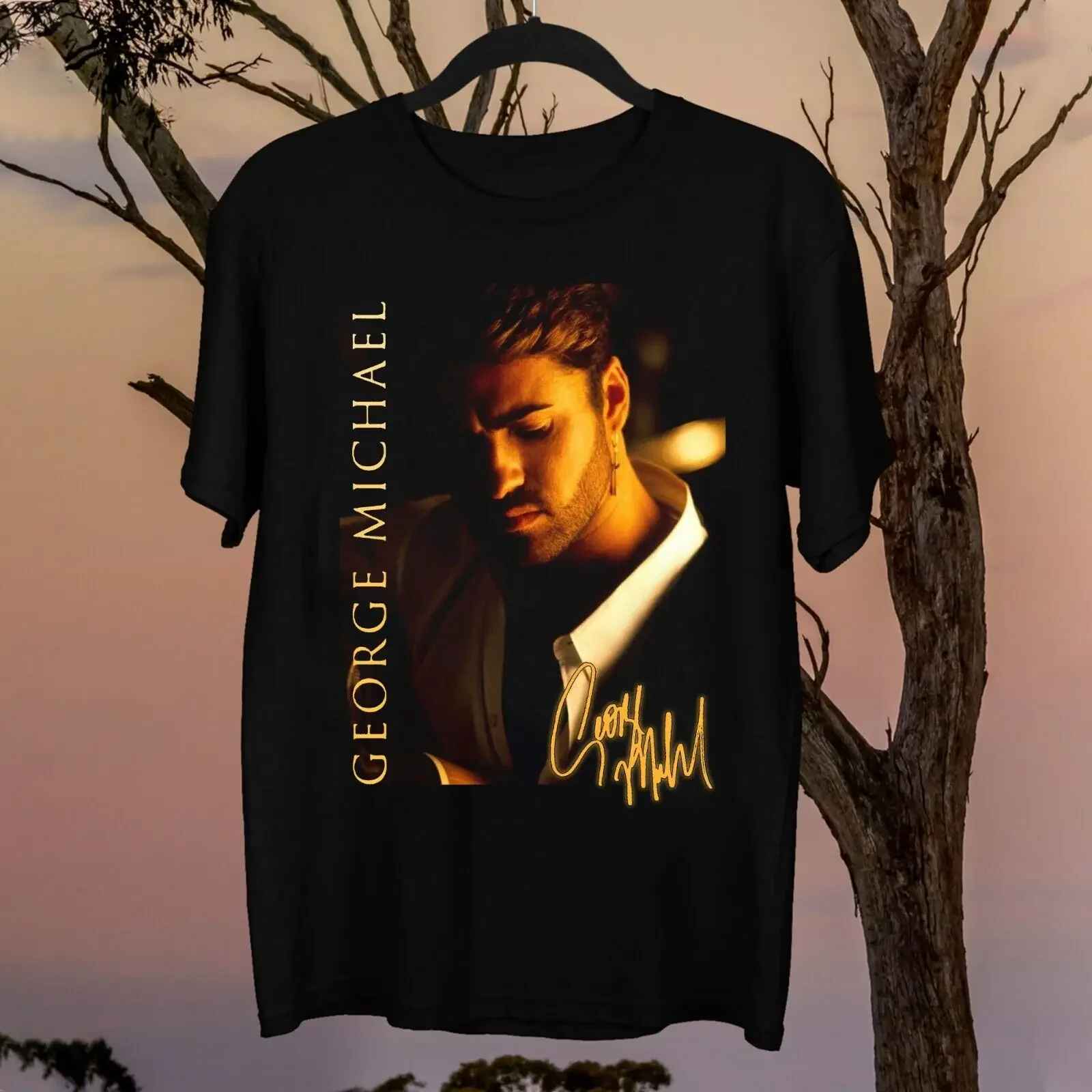 George Michael divertente manica corta uomo S-5XL t-shirt 1 ds344 Camiseta manica corta abbigliamento Harajuku