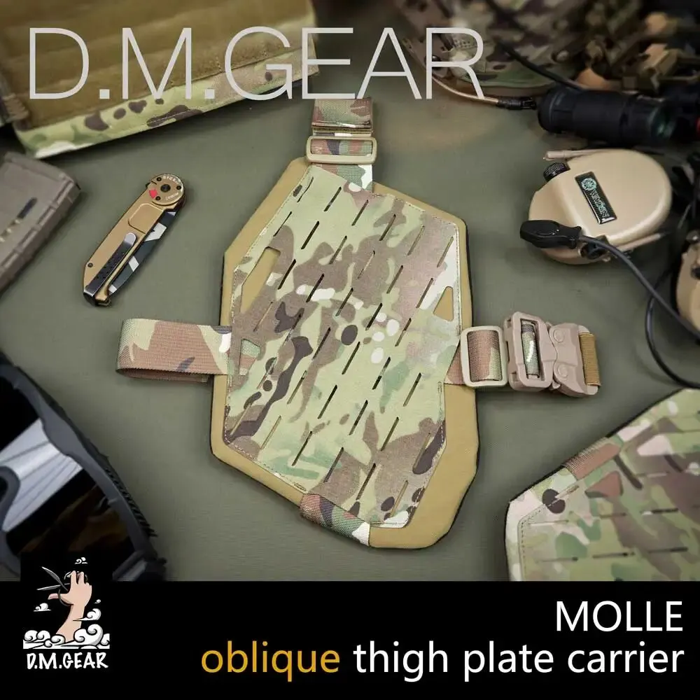 DMGear Tactical Molle Drop Leg G Holster Platform Magazine Pouch Thigh Protector Glock Hunting Airsoft Plate Carrier Left Leg