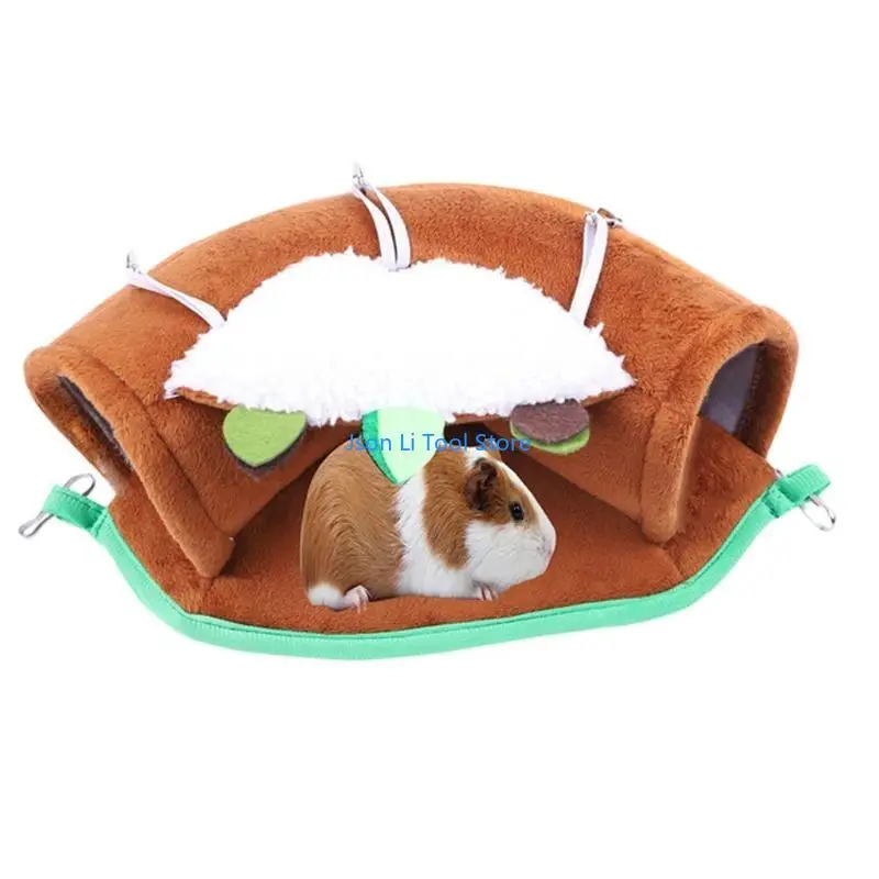 Y08d 7 Pack Hamster Hammocks Toy Toy маленькие животные Bunk Bend Swing Повесить теплое домашнее гнездо для сахарного планера