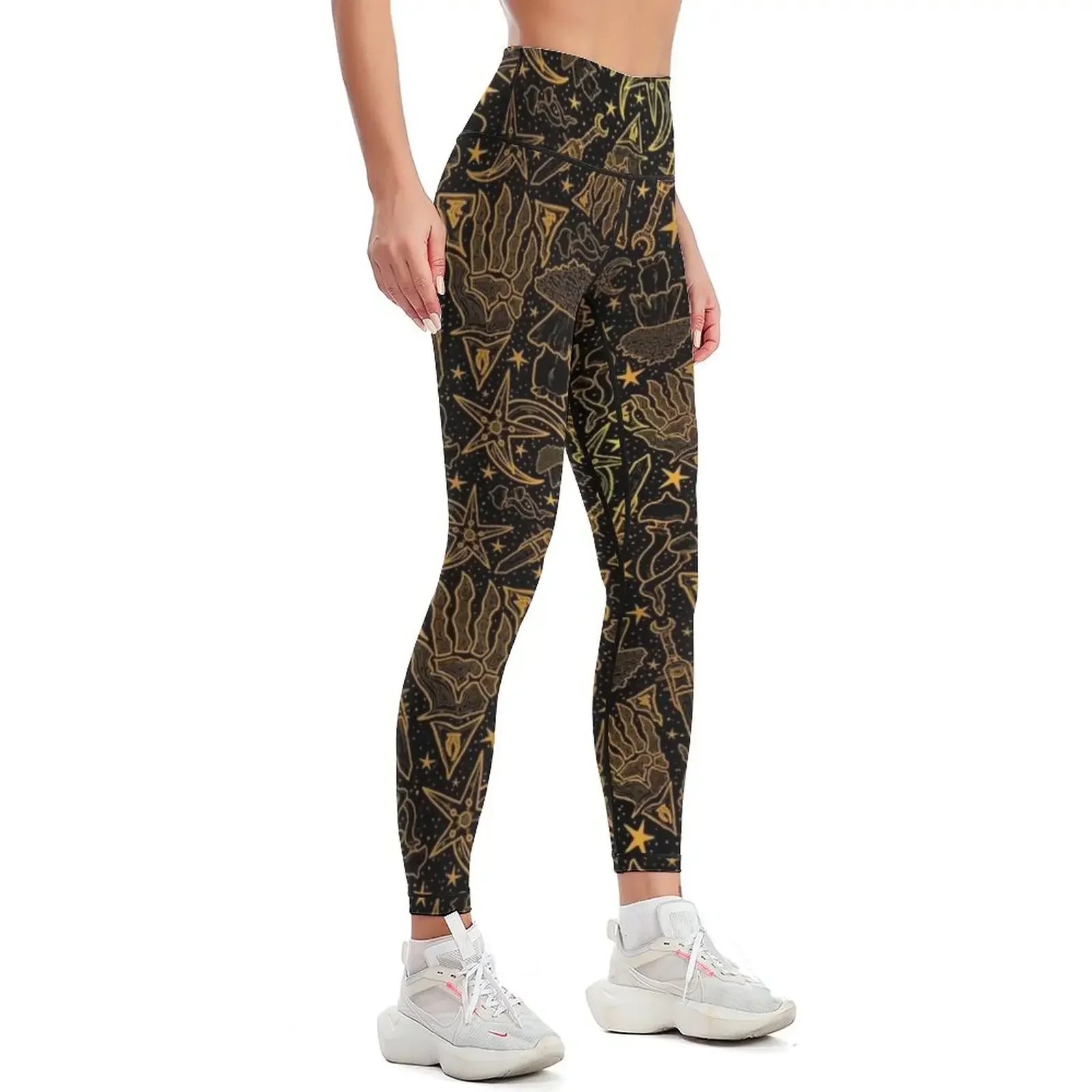 Nerevar's Incarnate Morrowind Gold Pattern GOTY Edition مستوحاة من المخطوطات Elder Online Fantasy RPG Dunmer Leggings