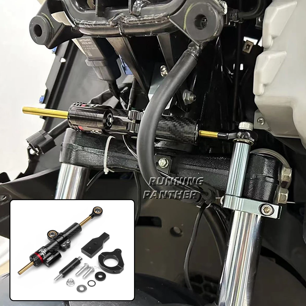 Amortisseur directionnel pour moto, stabilisateur d'amortisseur de direction, ensemble de support de montage pour Honda NSS350 NSS 350 2021-2023