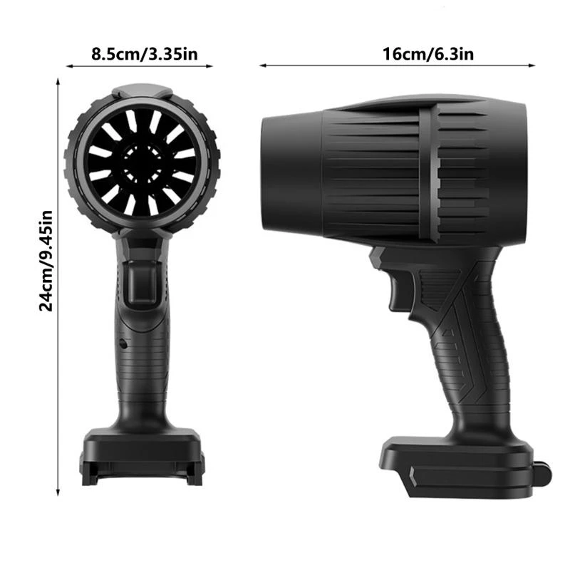Highly Power 21V Turbofan Blower Jet Fan Mini Blower Without Battery For Car Drying And Yard Maintenance Cleaning
