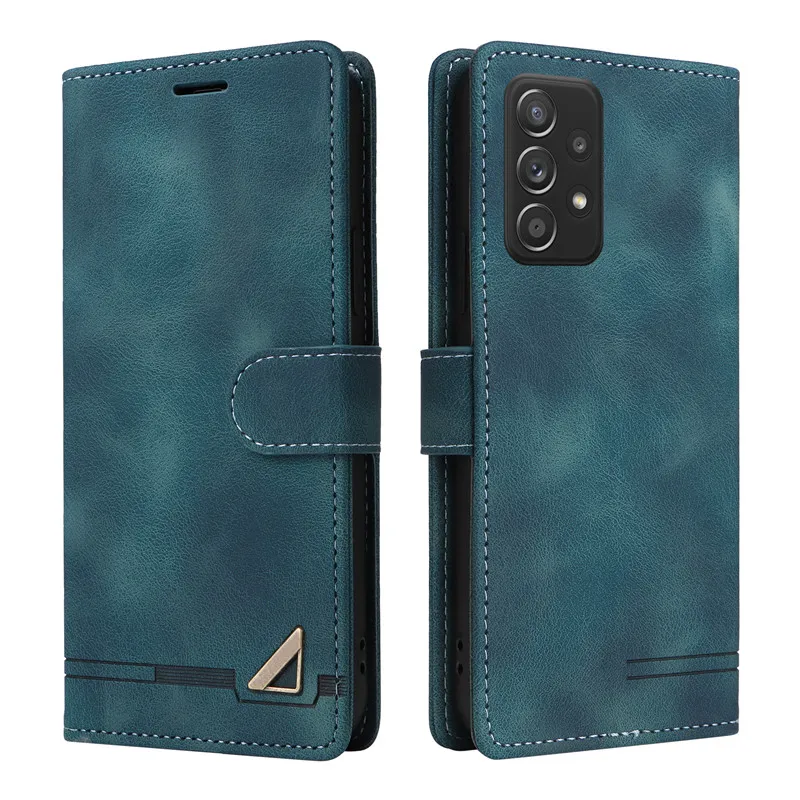 Funda de cuero mate para Samsung Galaxy A72 4G SM-A725F A72 5G SM-A726B A 72 Coque Wallet Flip Cover Fundas protectoras para teléfono