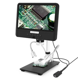 Andonstar AD208 Digital Microscope For Soldering 8.5'' LCD 1080P Jewellery Magnifier for DIY SMT/PCB Check BGA Repair Tools