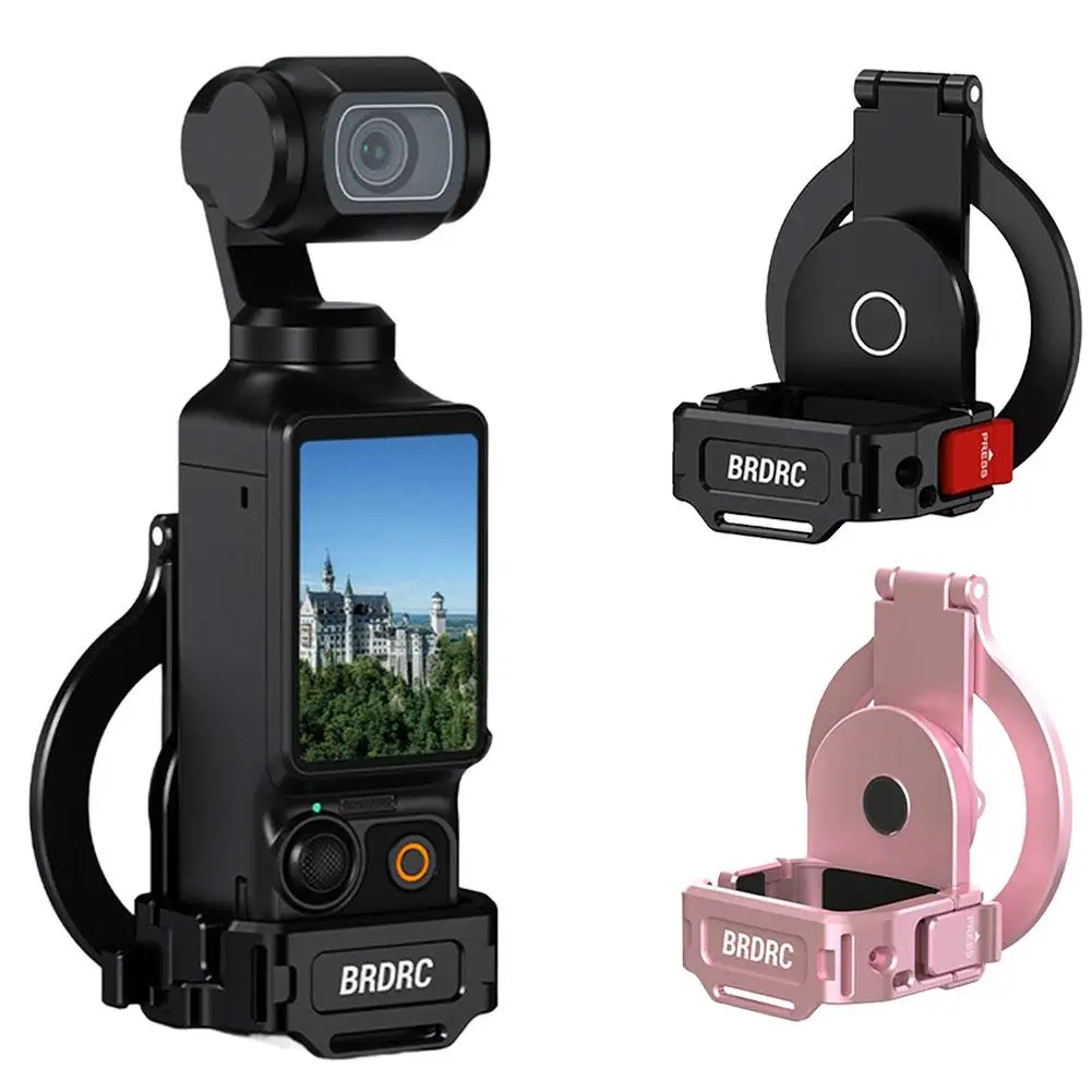 For DJI POCKET3 Magnetic Expansion Bracket Adapter Base Cold Shoe Holder Live Vlgo Video Photography Accerrories