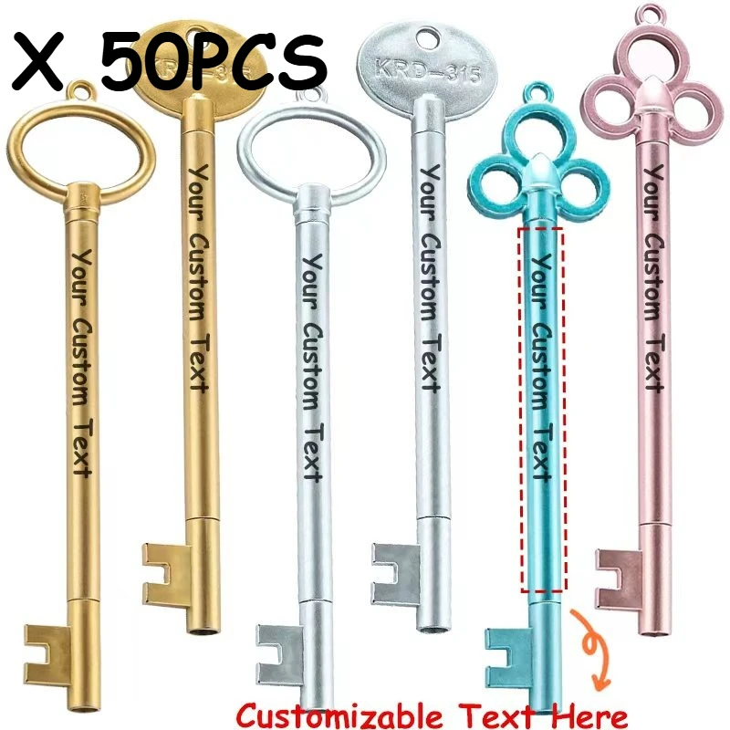 50 STKS Bruidsmeisje Voorstel Geschenken Gepersonaliseerde Bruiloft Gel Pennen voor Gasten Aangepaste Kalligrafie Pen, Gedenkwaardige Bruiloft Gunsten