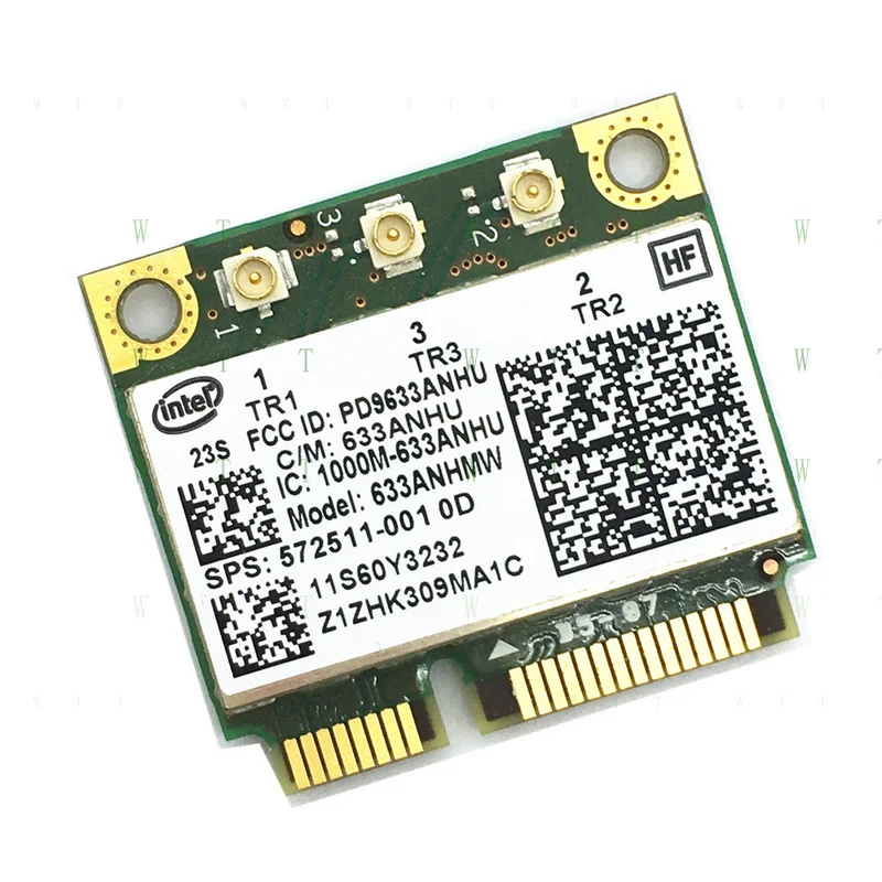 Carte sans fil WIFI TTT Intel Ultimate N 6300 633ANHMW pour Thinkpad FRU 60Y3233