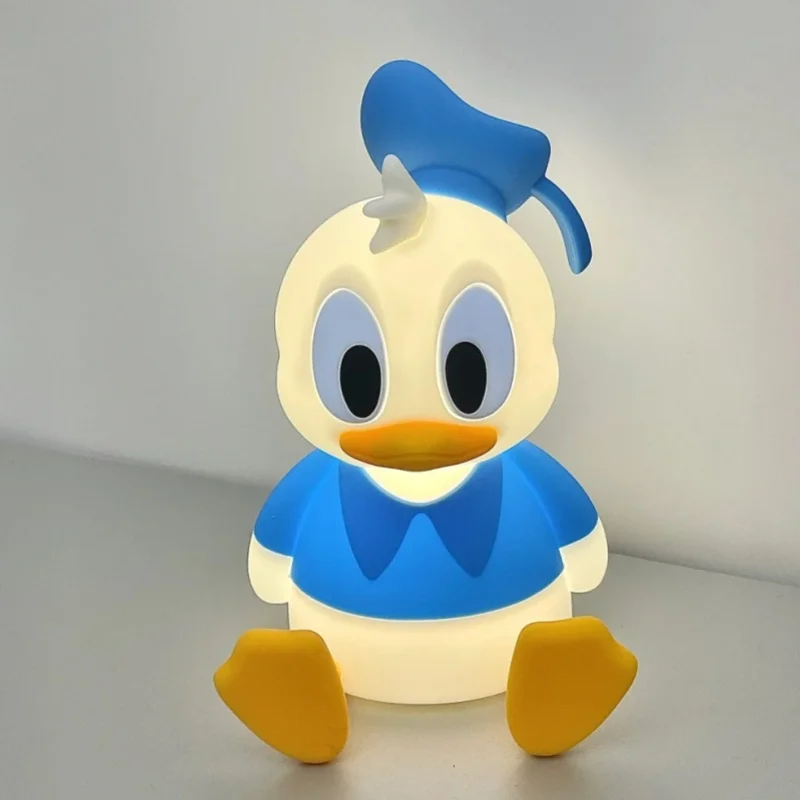 Disney-luz nocturna de pato Donald Kawaii, regalos creativos, encantadores, prácticos, niñas, niñas, regalo de cumpleaños