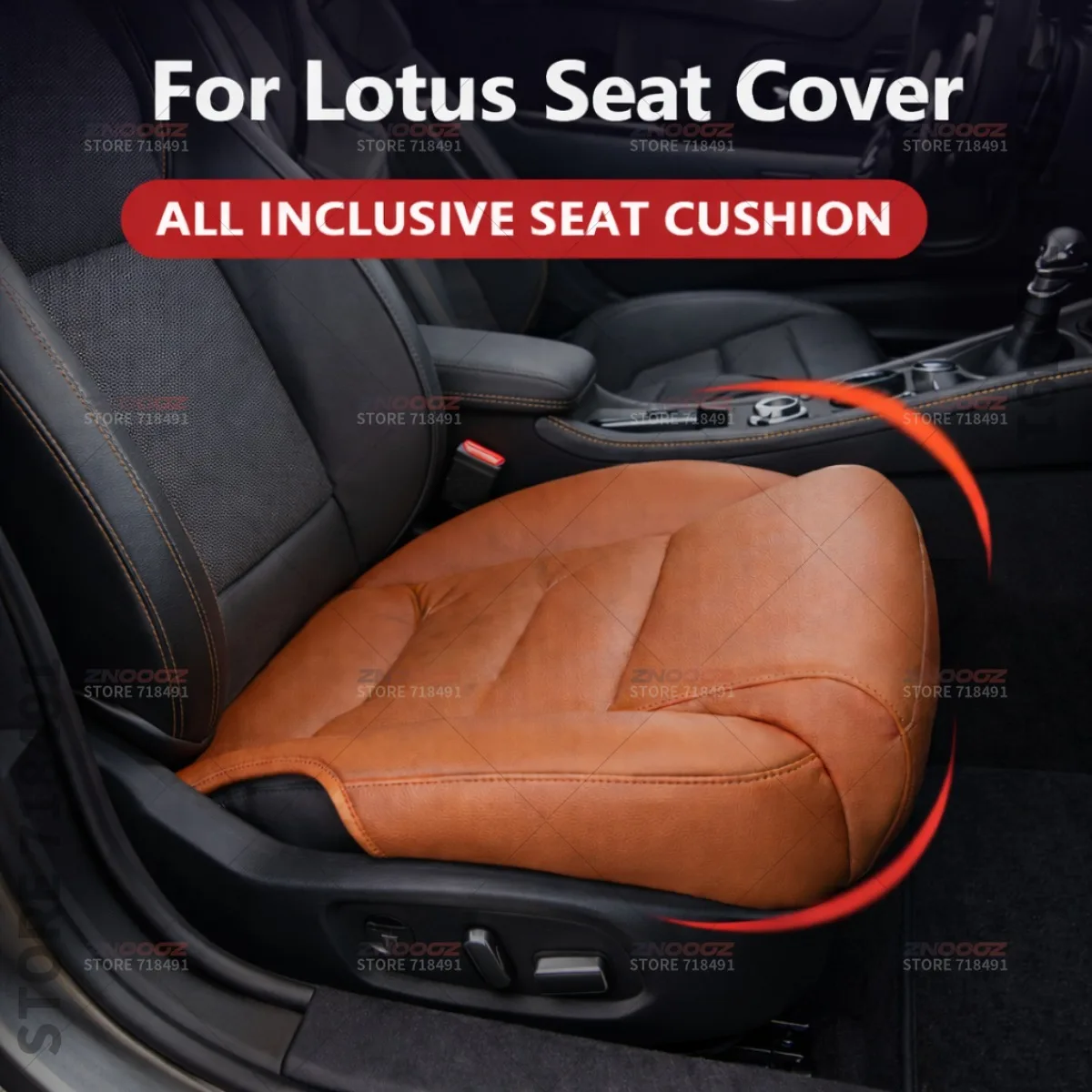 

Подушка-удлинитель для сиденья с эффектом памяти для Lotus Eletre, Emeya, Emira, Evija, автомобильный чехол-подушка для ног, аксессуары для интерьера