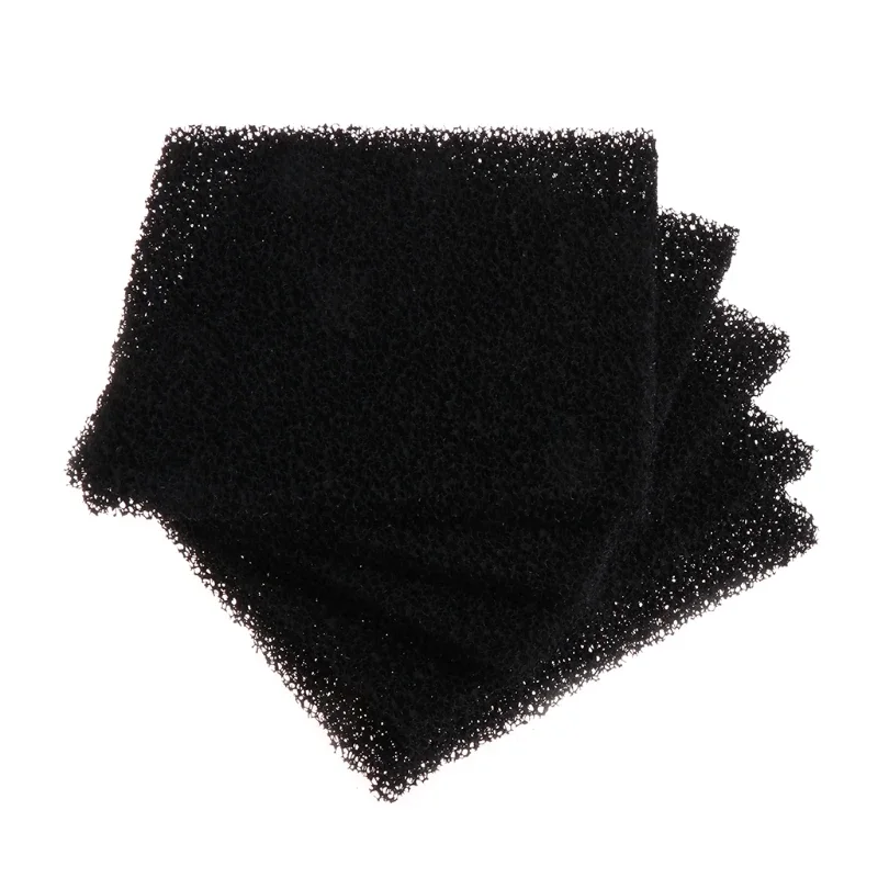 

5Pcs Universal Black Activated Carbon Foam Sponge Air Filter Impregnated Sheet Pad