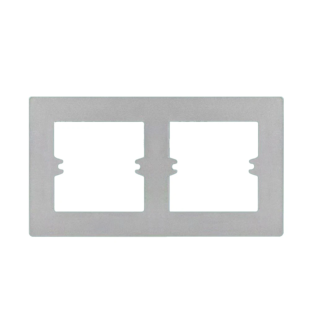 1pc 86 Type Switch Socket Wall Panel Decorative Frame Cover Wall Switch Bottom Box Single/Dual/Three Gang Switch Socket PC Plate