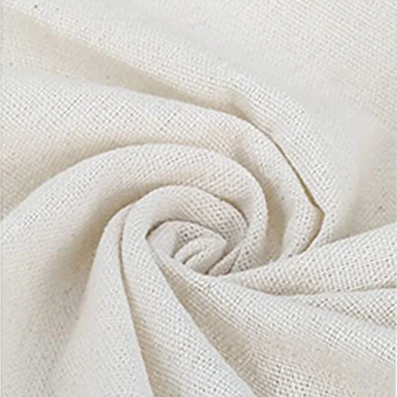 Tissu en lin naturel de couleur unie de 1,5 mètre de large, tissu pour vêtements, artisanat de brico