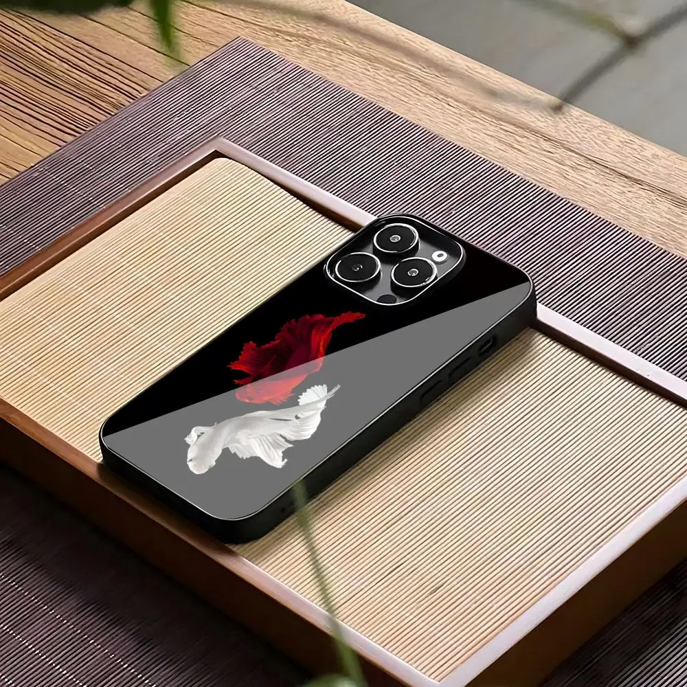 

Чехол для телефона с китайскими рыбками кои для SAMSUNG S25 24 S22 S20 ULTRA S21 S30 23 Note5 S8 Plus S9 S10E Lite PC + TPU Funda