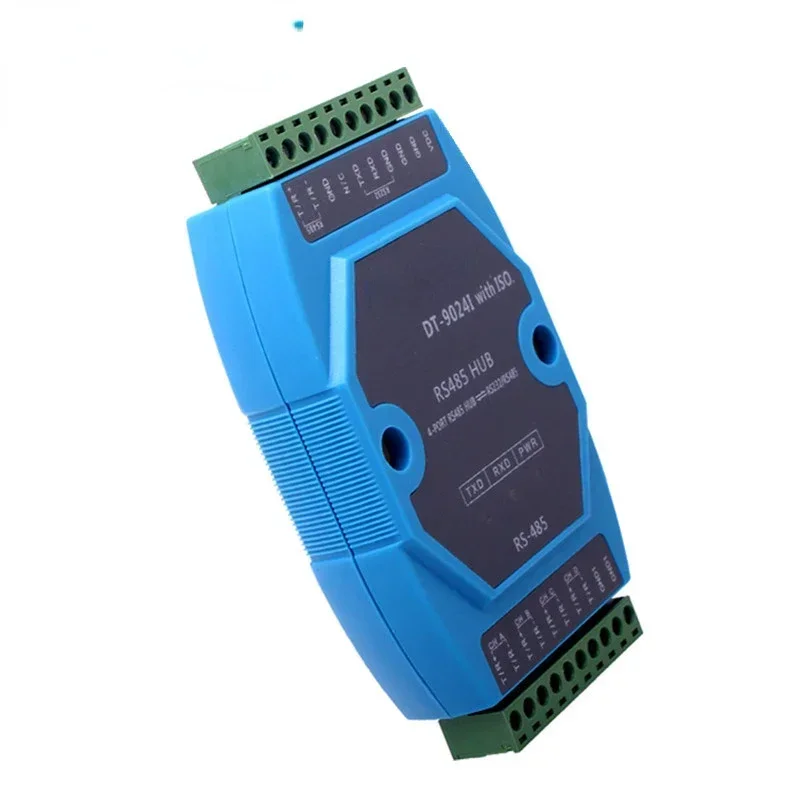 Para conversor industrial de alta definição isolamento fotoelétrico conversor ativo rs485 rs232 rs485 para hub de 4 portas