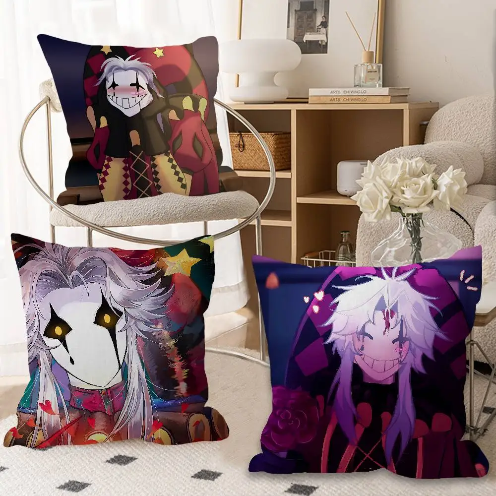 Pierrot The Freak Circus Cushion Cover Pillowcase Upholstery Sofa Throw Pillow Home Decor Pillowcas
