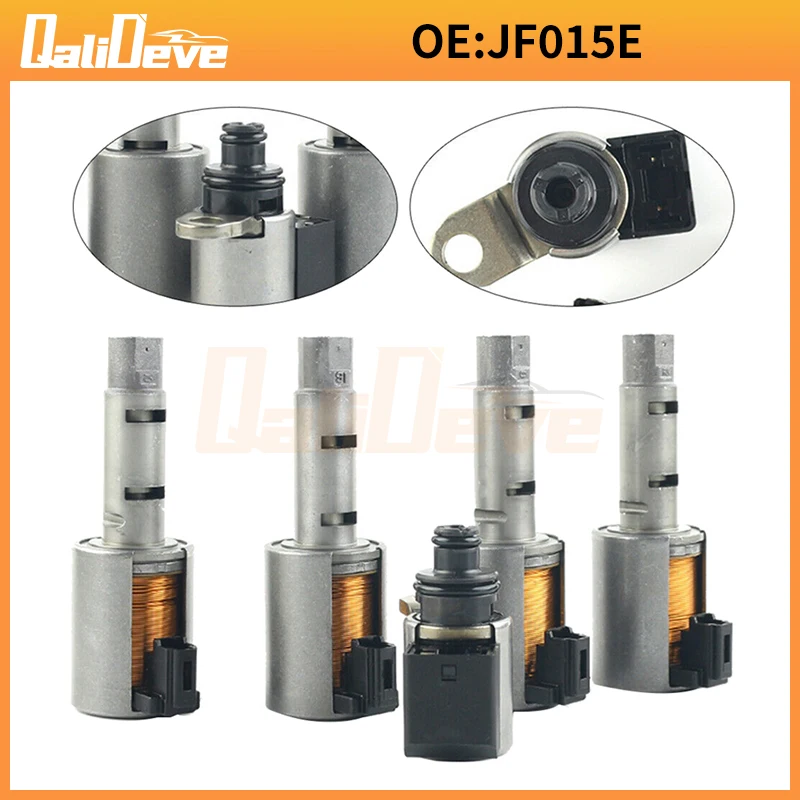 

5PCS RE0F11A JF015E CVT Automatic Transmission Solenoid Kit For Nissan Sentra Versa Chevrolet Spark Suzuki Swift 2012-2015