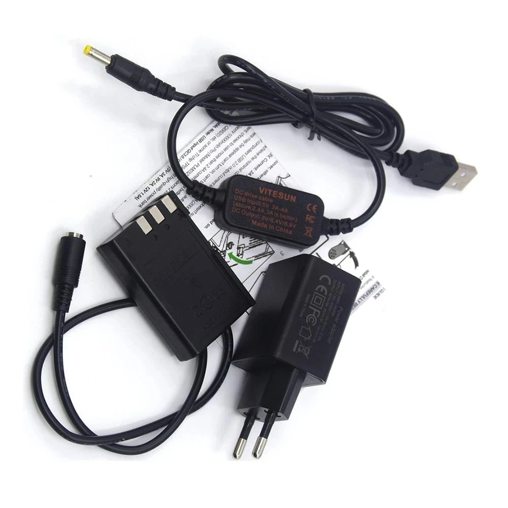 EP-5 EP5 EN-EL9 ENEL9 Dummy Battery+Camera Power Bank Supply USB Cable EH5A+Charge Adapter For Nikon D40 D40X D60 D3000 D5000