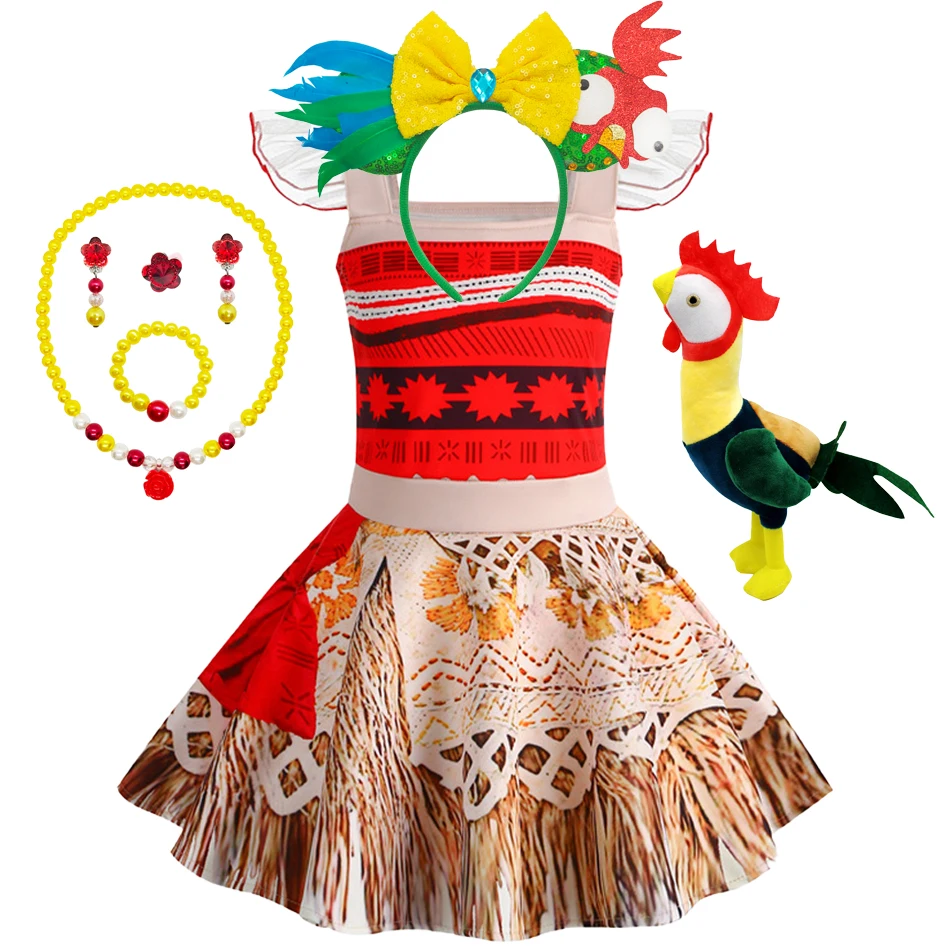 open lace back dress Amazon.com: Ruikajia Adults Moana Inspired Costume Dress With Crown main image 0