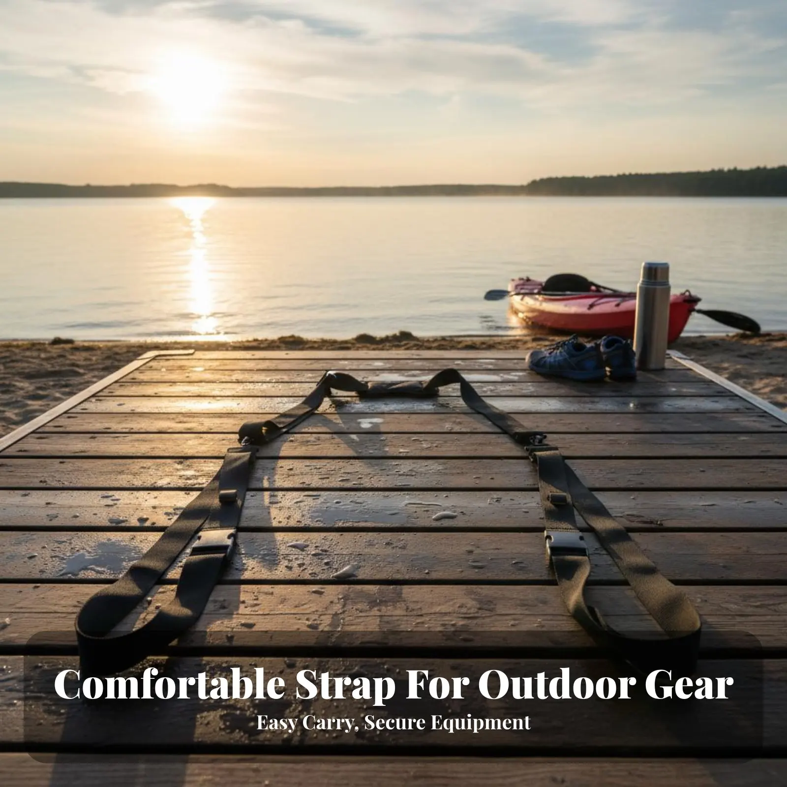 

Kayak Carry Strap Non-Slip Kayak Carrier Carrier Surfboard Shoulder Strap Long-Lasting Nylon Paddle Board Carrying Carrier