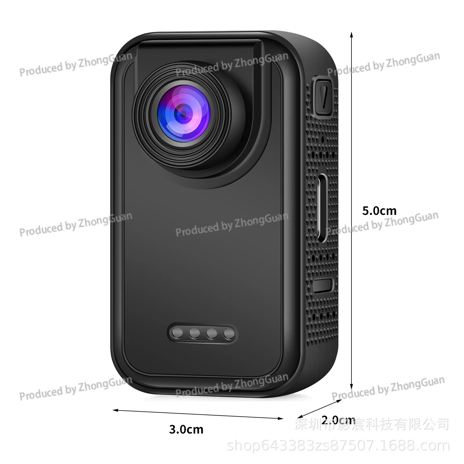 High-definition Thumb Camera Action Cam Motorcycle Dash Cam Cycling Camera Pocket Recorder Mini