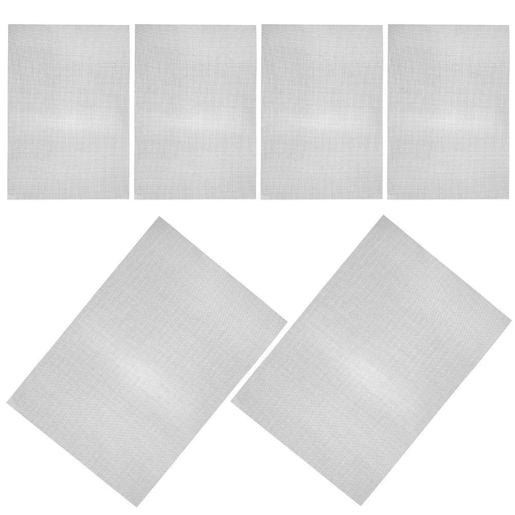 

6pcs Stainless Steel Mesh Vents Gardens Window Screen Wire Mesh for DIY Projects steel mesh sheet metal screen