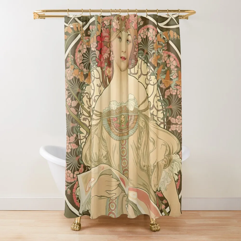 

Alphonse Mucha Reverie Shower Curtain Bathroom Decor In The Bathroom Cover Curtain