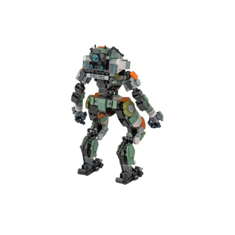 

MOC1077pcs Creative Building Mecha DIY Small Particle Assembly Blocks Educational Toy Model Gift Set Ornament