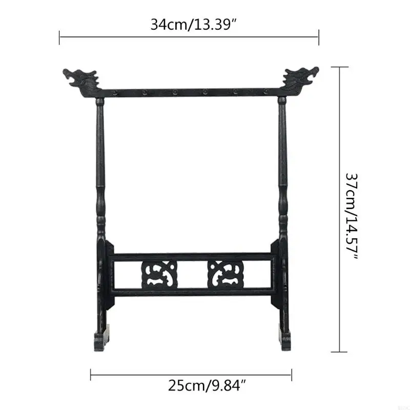 W89C Exquisito Pincel Soporter Rack 12 Pins Cepille Pen Pen Soporte soporte Ornamentos para Oficina