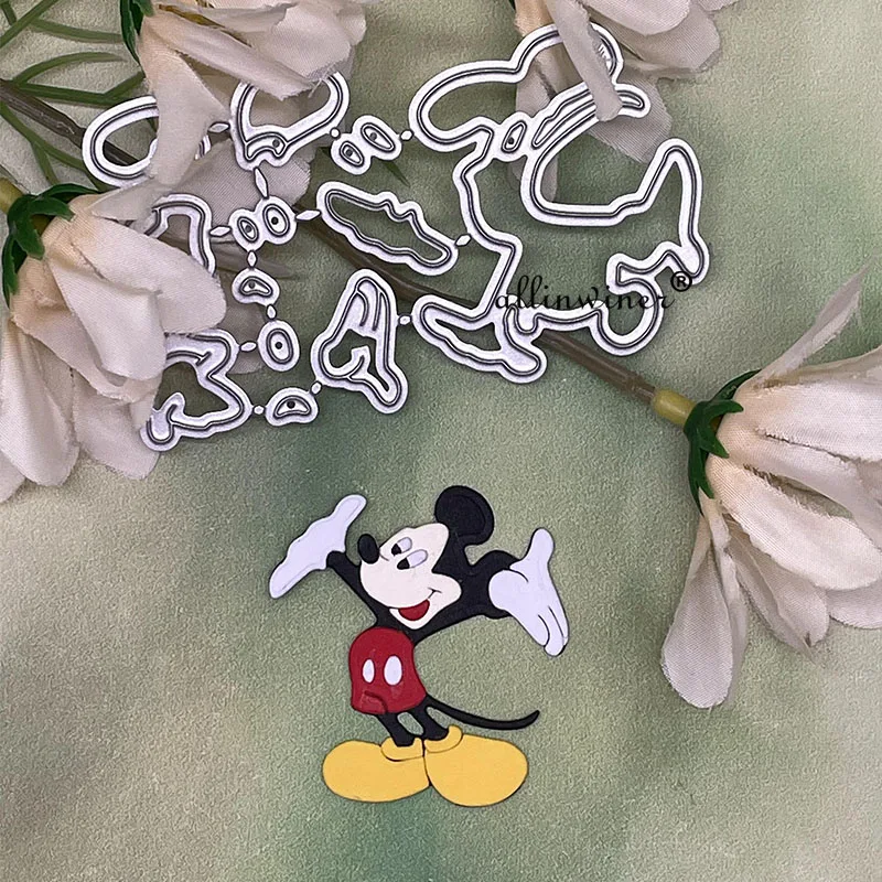 Śliczne rodzina zwierząt metalu wykrojniki szablony dla DIY Scrapbooking dekoracyjne wytłaczanie rzemieślnicze szablon sztancowanie