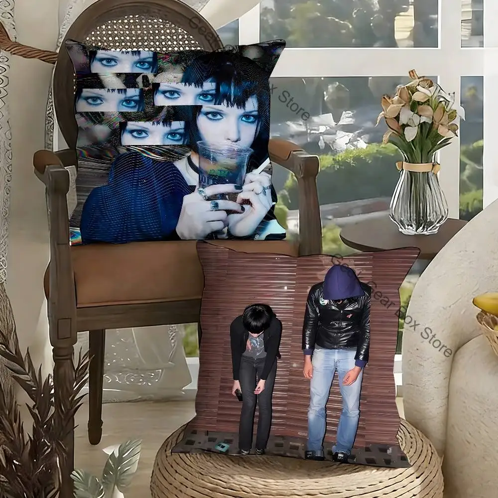 

Band C-Crystal Castles Pillow Case Cushion Cover Home Decor Birthday Gift Pillowcover