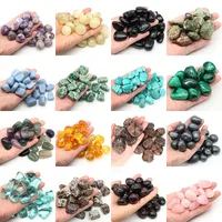 Natural Tumbled Stones Bulk Polished Rocks Gemstones Assorted Healing Crystals for Home Garden Tank Aquarium Decoration