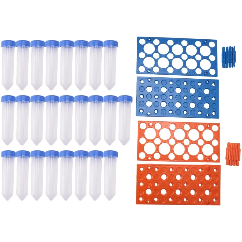 27Pcs 28 Well Centrifuge Tube Holder Kit Detachable Plastic Stand For Laboratory A