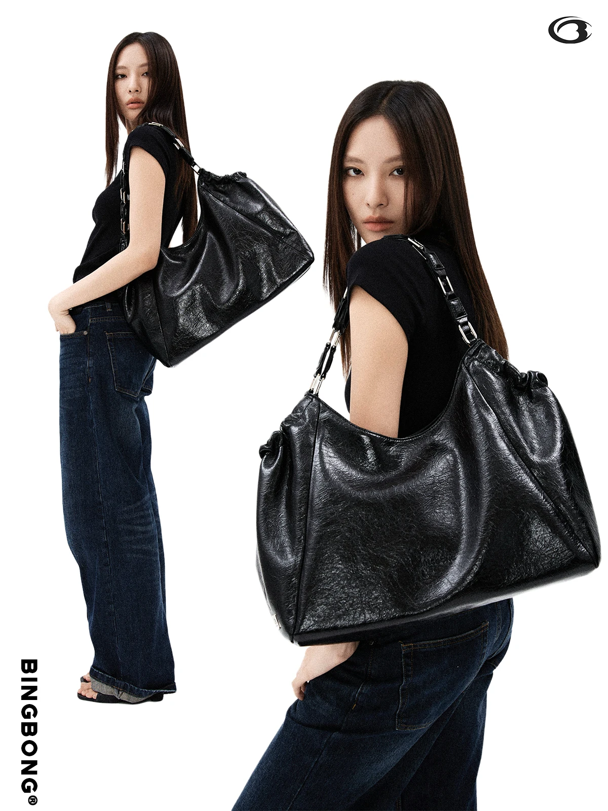 2025 Retro Fashion Personalized High-end Pleated Women Bag Metal Chain Shoulder Strap Large Capacity Single Shoulder Bag Trendy