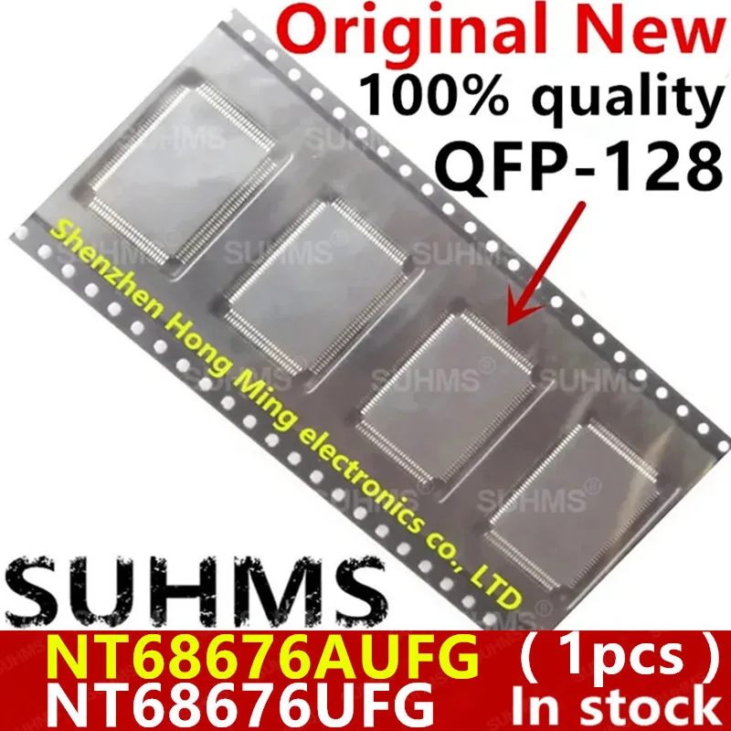 (1piece)100% New NT68676UFG NT68676AUFG NT68676 QFP-128