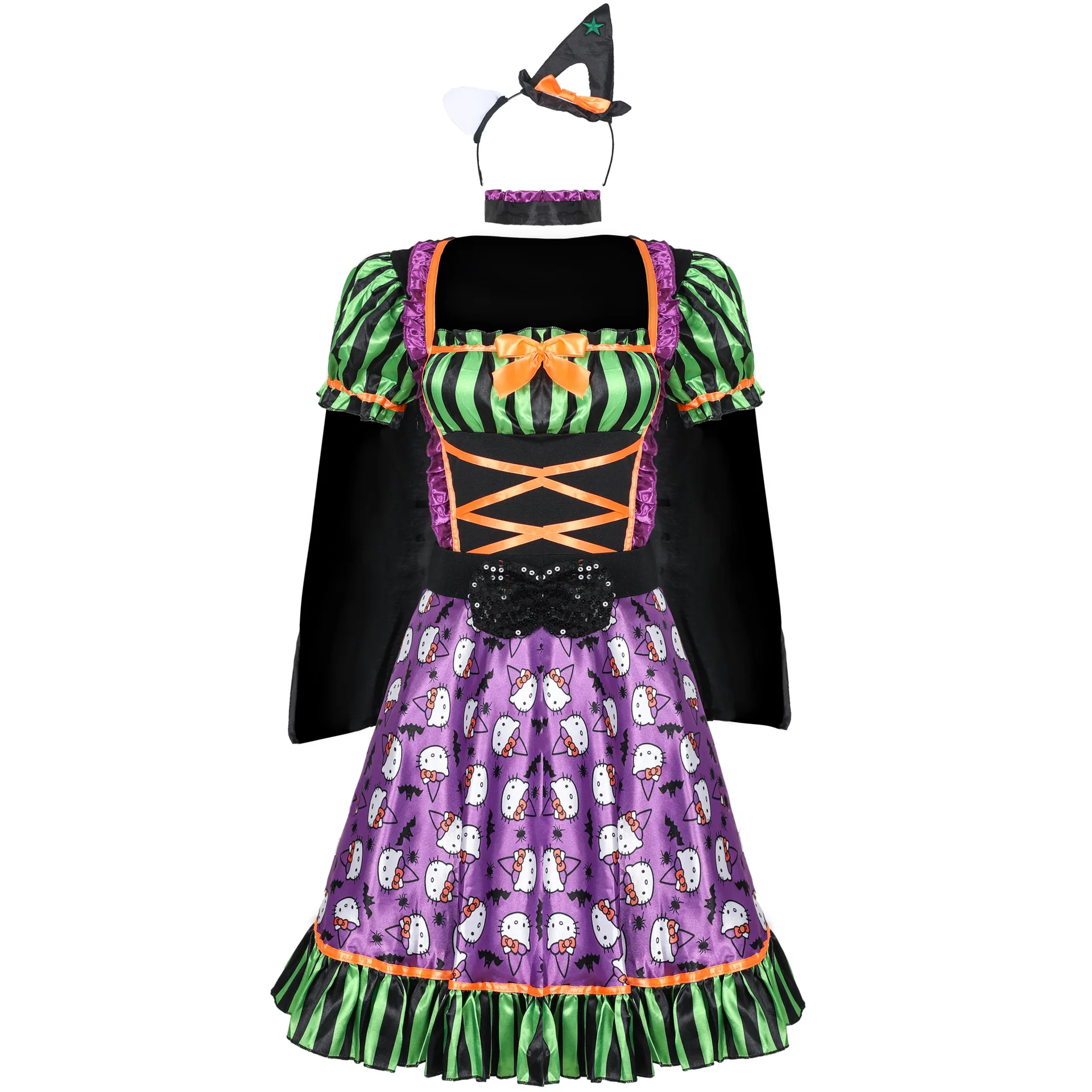   أزياء الهالوين القابلة للتحويل أليس في بلاد العجائب، ملابس المسرح العرقية النسائية من Wild Fairy T Clown Dr up