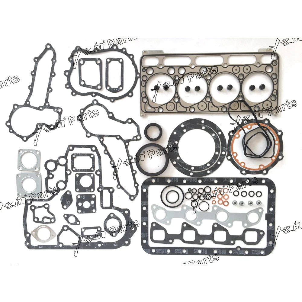 For kubota diesel engine V2203 Full gasket set with cylinder head gasket