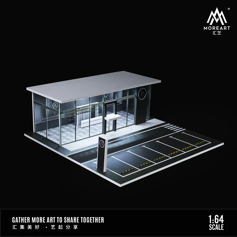 MoreArt 1:64 MB Showroom with Led Lighting  Diorama