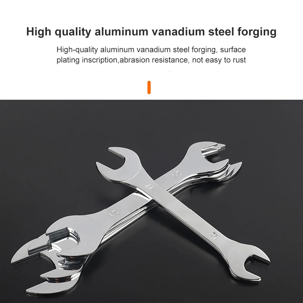 6-32mm Universal Open End Wrench Super-Thin 3mm Ultra-fino Double Headed Spanner para Drive Shaft Chavetas Set Reparação Ferramentas Manuais