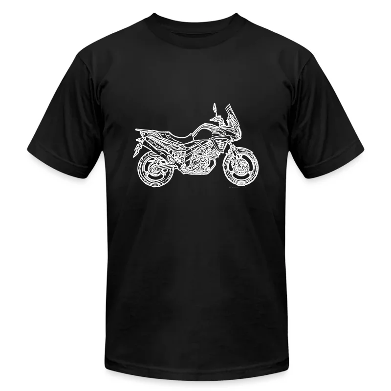 

2024 Men Suzukis V Strom 650 2015 Motorbike Fan T-shirt Casual T Shirt Graphic Summer Short Sleeves 100% Cotton S-3XL