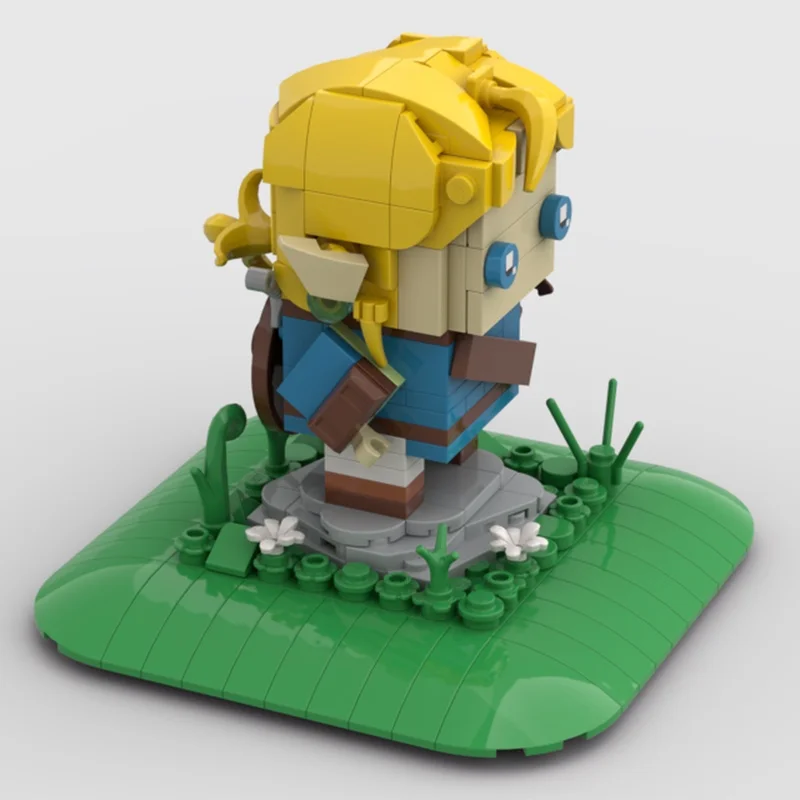 260 pçs moc brickheadz link lágrimas o reino modelo de construção presentes de natal blocos brinquedo arquitetura montar diy tijolo aniversário