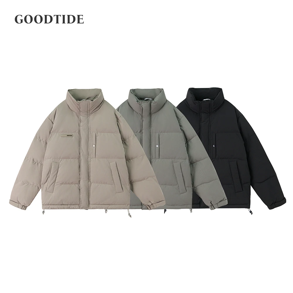 

Men Japanese 90% White Duck Down Puffer Jacket 2025 Winter New Lightweight Warm Stand Collar Windproof Cold-Resistant Outerwear