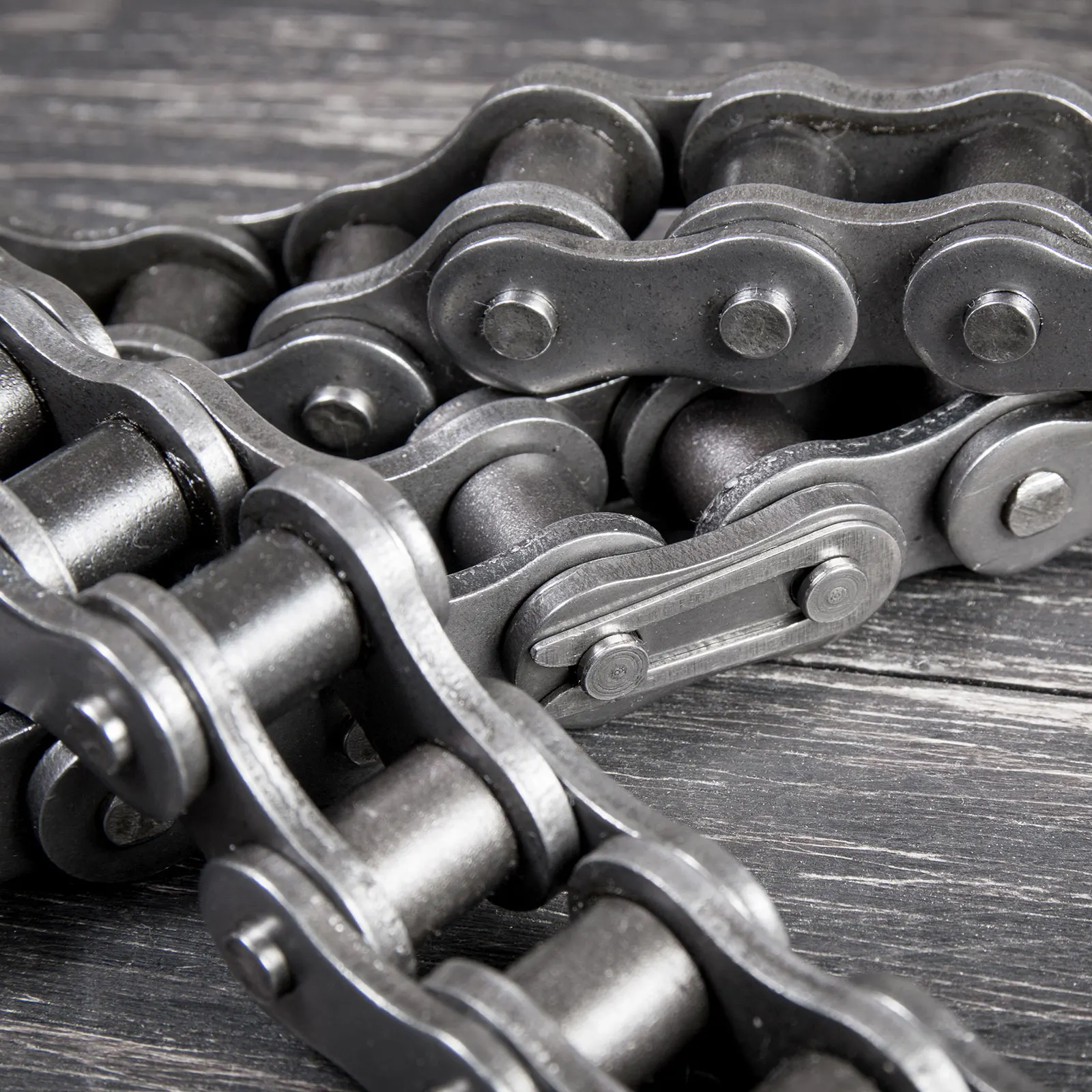 Rodillo de eslabones de conector de cadena de 6-16 piezas, acero al carbono para cadena