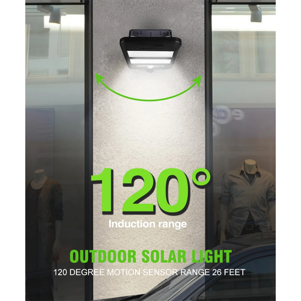 

Human Body Sensing LED Wall Light Solar Powered Outdoor Yard Lights Waterproof Durable LED Lighting Tool Energy Saving
