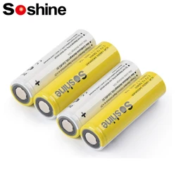 Soshine 3.7V 3400mAh Li-ion Rechargeable Battery 18650 3C Battery 18650 3400mah Batteries 100% Original for Flashlight LED Lamp