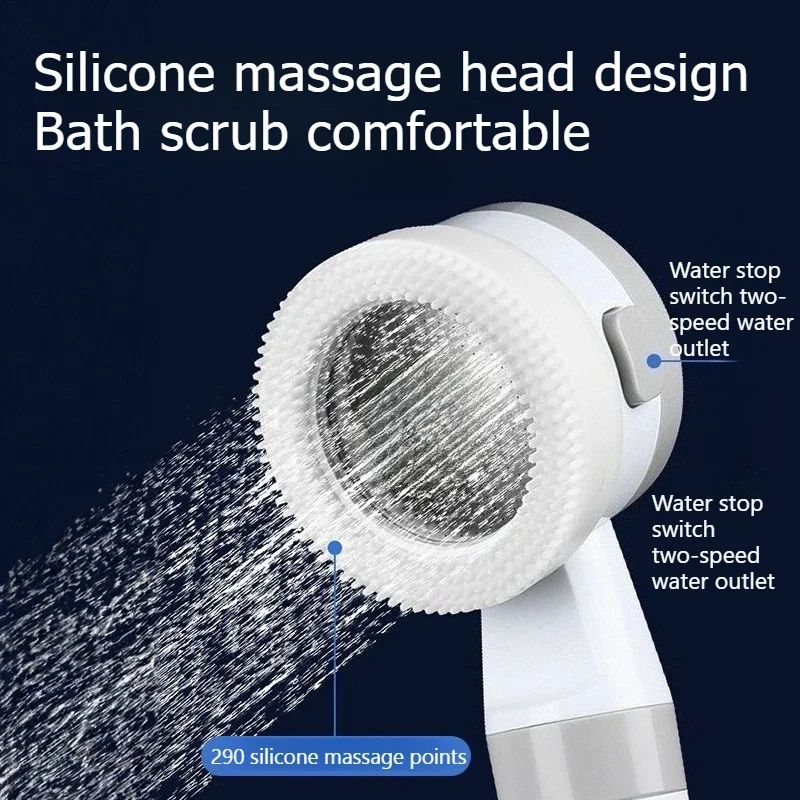 Dispositivo di lavaggio esterno portatile con pompa per doccia da campeggio ricaricabile senza fili per escursioni, viaggi e dormitori