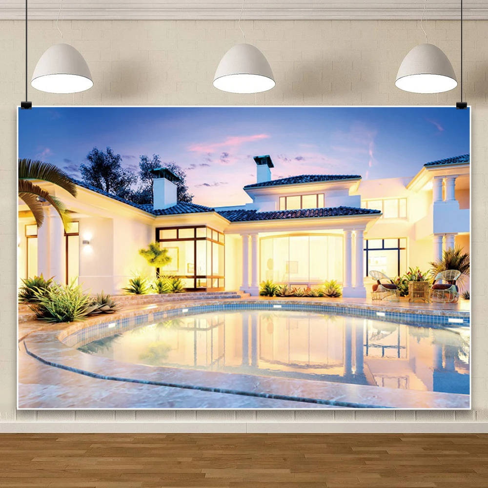 Luxury Marble Column Backdrop White Indoor Photography Background Modern Birthday Weddings Minimalist Event Decor Studio Scenery