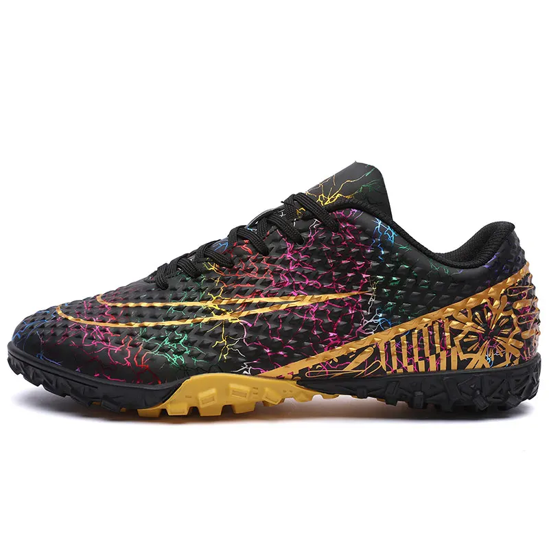 

2025 Football Shoes New Men Soccer Shoes Training Boys Outdoor Sport Football Boots Adult Long Spikes Non Slip Cleats Breathable