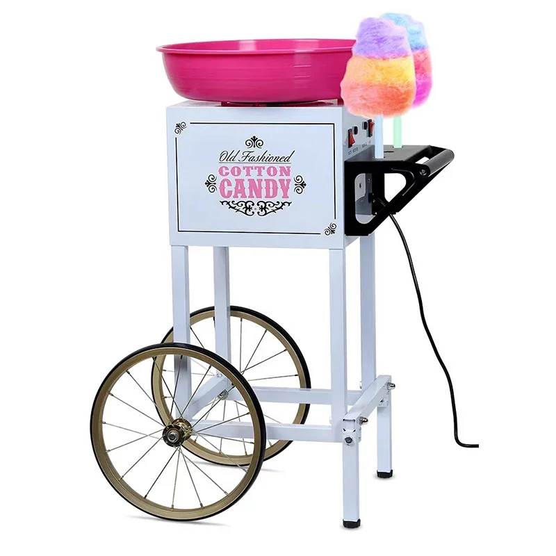 CCM510 Vertical Cotton Candy Machine Fully Automatic Retro Fancy Cotton Candy Making Electric Commercial