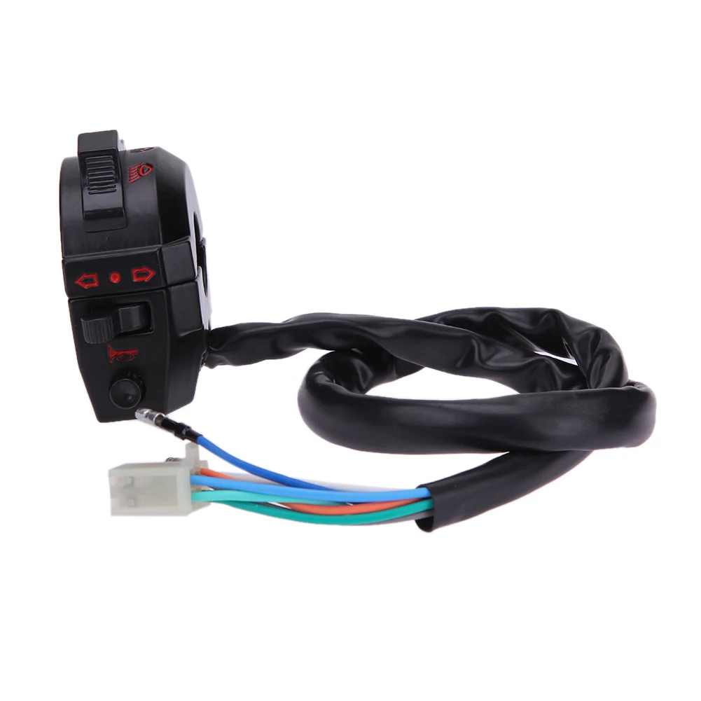 Dual Sport Left Switch Light Turn Signal Horn Left Turn Signal Light Horn Switch Cable for Honda XL XR 250 400 650 XR600